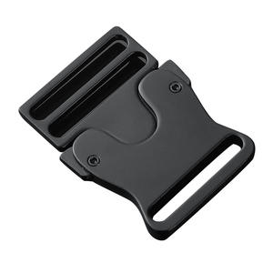 Boucles tactiques en métal noir à double ardillon réglables pour ceintures, sacs, vêtements et accessoires de quincaillerie - Product Image 4