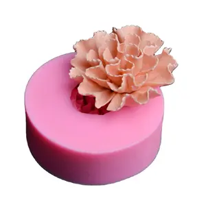 DIY אפיית כלים סיליקון עוגת קישוט פרח בצורת סוכריות פאן בעבודת יד סבון שוקולד עובש