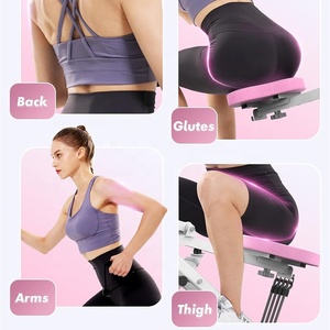 Wellshow spor Squat makinesi ayarlanabilir 4 direnç Band katlanabilir Botty Glutes popo uyluk için Rodeo çekirdek egzersiz makinesi - Product Image 6