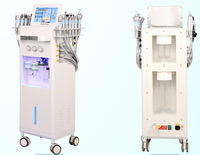 Appareil professionnel de soin du visage à l'oxygène 14 en 1, oxygène de haute pureté, nettoyage en profondeur, hydratation, éclaircissement, machine pour salon