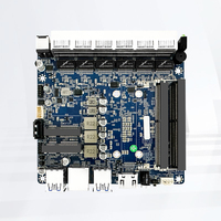 Motherboard Intel 8130 MINI 120x120mm Terintegrasi CPU Core I3 Kaby Lake R Generasi ke-8 Mendukung DDR4 Ganda Maksimal 64GB 6 LAN USB3.0 MSATA