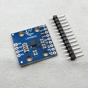 LSM9DS1 โมดูลเซ็นเซอร์ 9 แกนความแม่นยำสูงเข็มทิศอิเล็กทรอนิกส์เครื่องวัดความเร่งไจโรสโคป W75 - Product Image 1