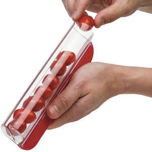 Cortador Manual de Frutas para Uvas, Tomates y Cerezas, de Plástico Verde PP, Herramienta Manual de Acero Inoxidable para Verduras - Product Image 5