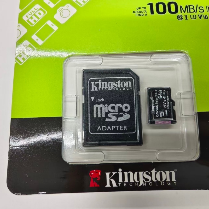 High Speed Kingston Canvas Select Plus 64GB TF Card 100MB/s A1 U1 V10 for Hikvision Camera / DVR · image 6