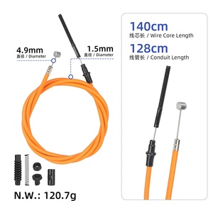 Cable de Freno de Tambor Original de 140 cm para Scooters XM 6 Lite, Cable de Freno de Repuesto, Accesorios para Motor - Product Image 2