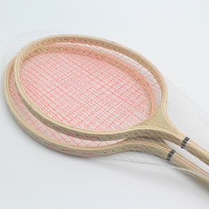 Raquettes de <span class=keywords><strong>badminton</strong></span> pour sports de plein air avec manche en bois bon marché professionnel vente en gros - Product Image 2
