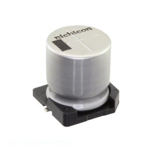 ตัวเก็บประจุแบบ UCZ1V561MNQ1MS 560 uF ฝาครอบช่องอลูมิเนียม560 uF 20% 35V SMD - Product Image 1
