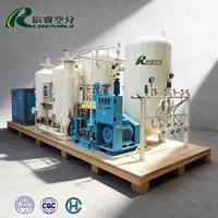Ligne de production d'oxygène Chenrui & usine PLC SIEMENS 3-200nm3/h Pureté 93-95% Machine de production d'O2 cryogénique Prix usine