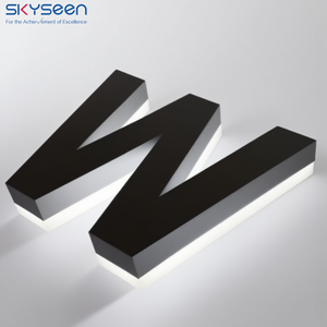 Skyseen bán buôn tiếp thị tùy chỉnh dẫn đăng ký Backlit 3D bảng hiệu chiếu sáng logo nhỏ moq 1 Acrylic thép không gỉ làm - Product Image 3