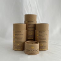 Emballages en papier kraft de haute qualité, faits à la main, biodégradables et recyclables, pots cosmétiques avec aimants internes, crème solaire invisible pour le corps, personnalisés