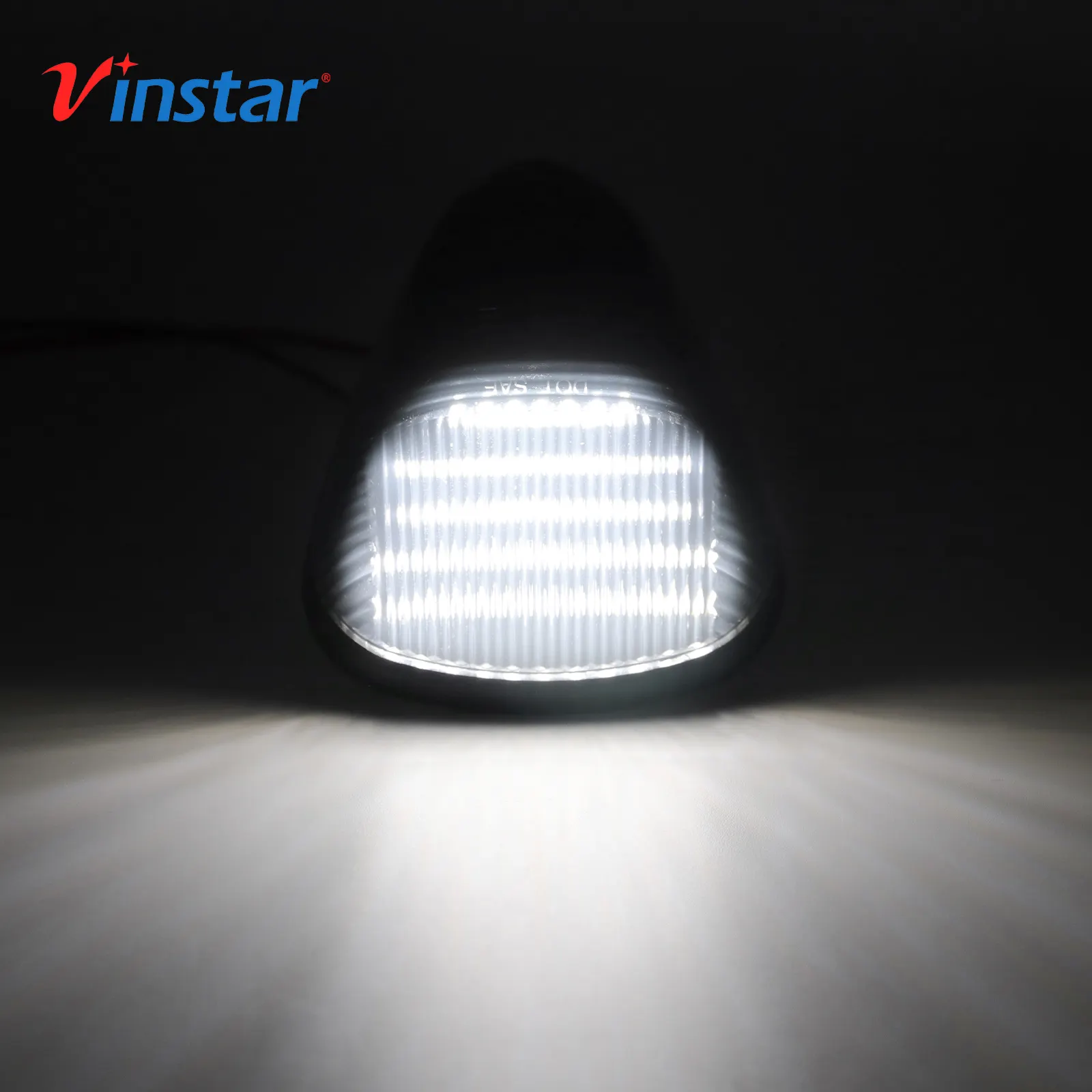 Vinstar 5pcs per set Car LED Light System White LED smoke lens front LED Roof Cab Light for Ford for F-250 for F-35