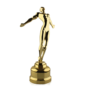 La scultura sportiva di alta qualità assegna trofei d'oro <span class=keywords><strong>Oscar</strong></span> in metallo - Product Image 1