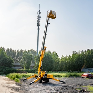 Grue sur chenilles compacte de 5 tonnes pour projets de construction, adaptable aux portes d'ascenseur standard, plateformes de travail en promotion - Product Image 1