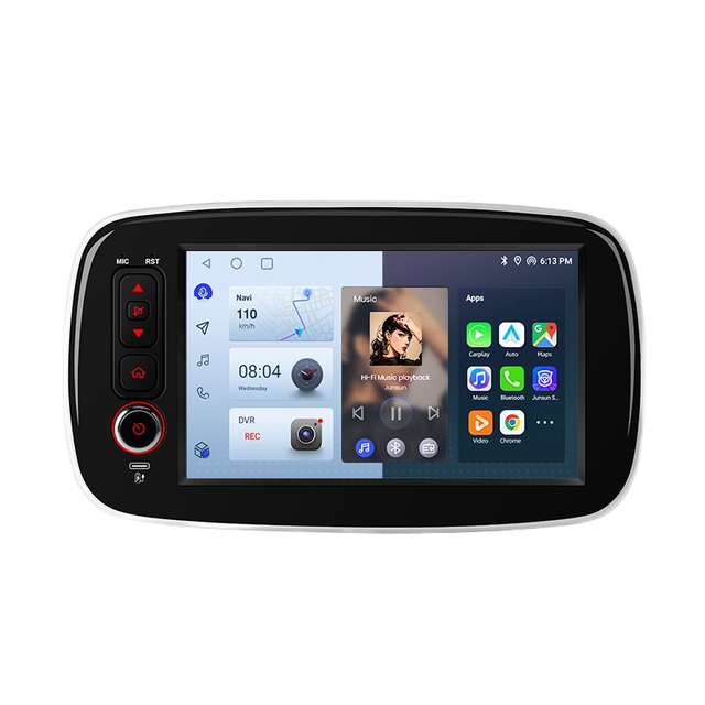 Stock Android Auto Radio Mercedes Benz Smart Fortwo 453 2014-2020 Carplay Head Unit 8 Inch for Reversing Aid Amplifier