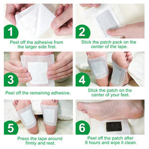 SEFUDUN 10 buah meningkatkan tidur stres menghilangkan dalam membersihkan bantalan kaki Label pribadi Herbal alami Rosemary detoks kaki <span class=keywords><strong>patch</strong></span> - Product Image 5