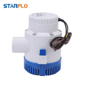 Starflo 4000gph 24V DC chìm thuyền hệ thống ống nước dễ dàng cài đặt Điện Marine Bilge bơm cho nước biển