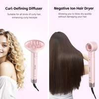 Brosse à air chaud MeStar Multi 8 en 1, sèche-cheveux interchangeable, prix d'usine, moteur BLDC DC 110000 tr/min, sèche-cheveux haute vitesse