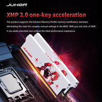 JUHOR 3600MHz DDR4 32GB/16GB*2 RAM 1.2V/1.35V 3-Year Warranty for Desktop Gaming in Stock