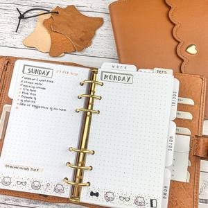 Discos ocultos, diario de cuero, planificador punteado, agendas de lujo 2024, servicio de impresión de cuero PU A5 de negocios, Guangzhou personalizado - Product Image 3