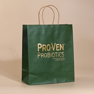 Impresión personalizada de su propia marca en bolsas de papel kraft blancas y marrones para regalos, manualidades y compras. - Product Image 3