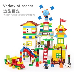 Mattoncini Magnetici <span class=keywords><strong>in</strong></span> <span class=keywords><strong>Legno</strong></span> e Plastica <span class=keywords><strong>Blocchi</strong></span> da Costruzione Educativi Modello di Costruzione Giocattolo a Tema Animali e Natura per Bambini 2-14 Anni - Product Image 2