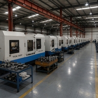 Tour CNC à lit incliné de haute précision TCK50A pour l'usine de transformation des métaux en Chine