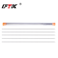 Vente en gros FTK 5pcs Aiguille de ponction pour ver de terre Aiguille creuse en acier Terminal Tackle Bait Feing ToolsTackle Accessoires de pêche