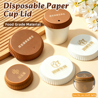 Couvre-gobelets en papier jetables universels pour boissons chaudes, sur mesure, vente en gros pour hôtels