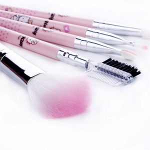Outil de <span class=keywords><strong>maquillage</strong></span> <span class=keywords><strong>Hello</strong></span> <span class=keywords><strong>Kitty</strong></span>, ensemble de pinceaux de <span class=keywords><strong>maquillage</strong></span>, rose pour enfants, poignée mignonne <span class=keywords><strong>Hello</strong></span>, 5 pièces - Product Image 5