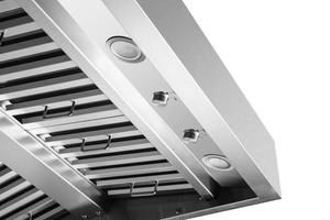 Cappa aspirante da cucina <span class=keywords><strong>per</strong></span> uso domestico, elevato volume d'aria, forte potenza di aspirazione, corpo in acciaio inossidabile, tasso di scarico aria 21m³/min - Product Image 6