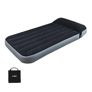 Cama inflable para una sola persona, cama doble con colchón de aire, sofá inflable, tienda de campaña, cama inflable plegable para el hogar