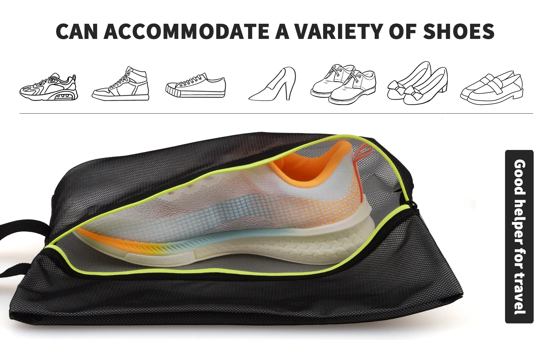 Waterproof Packing Golf Shoe Bags Sneaker TPU Shoe Dust Bags for Travel
