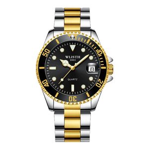 Reloj de Hombre de Alta Gama Wolishi, Correa de <span class=keywords><strong>Acero</strong></span> Inoxidable, Movimiento de Cuarzo Luminoso, Resistente al Agua 30M, Visualización de Fecha - Product Image 5