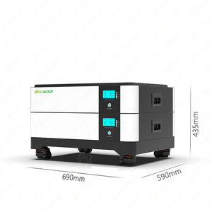 แบตเตอรี่ลิเธียมไอออน 48V 200AH ชุดแบตเตอรี่ 10KWH 20KWH 30KWH 40KWH 50KWH ระบบโซลาร์เซลล์แบบออฟกริดและออนกริด แบตเตอรี่สำรองพลังงาน LFP51200 ลิเธียม - Product Image 5