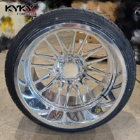 Jantes forgées 30x16 KYKY Monster Deep Lip pour camions de spectacle nord-américains, finition polie personnalisée