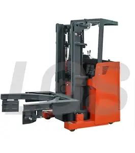 1.5ton 1.6ton 2ton Electric Reach Forklift Truck AC Motor PU Wheel Electric Reach Stacker With Very Narrow Aisle