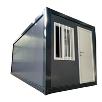 Maison préfabriquée modulaire pliable isolée, structure stable, longue durée de vie