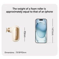 Pistolet de massage rechargeable mini portable OEM, directement de l'usine, 2 têtes, moteur sans balais, amplitude réelle de 6 mm