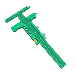 Trazador <span class=keywords><strong>de</strong></span> Líneas en Forma <span class=keywords><strong>de</strong></span> T para Carpintería, Fabricación Personalizada (OEM/ODM), Aleación <span class=keywords><strong>de</strong></span> <span class=keywords><strong>Aluminio</strong></span>, para Trabajos en Madera, Ajuste Fino, Precisión Métrica en Pulgadas, Deslizante - Product Image 2