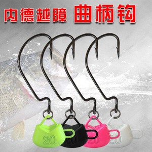 Hameçon à tête de jig rose 20g pour la pêche au bar, leurre de fond anti-accrocs pour traverser les obstacles - Product Image 2