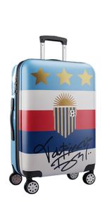 Juego <span class=keywords><strong>de</strong></span> Maletas <span class=keywords><strong>de</strong></span> Diseño Personalizado para el Mundial 2026, <span class=keywords><strong>Maleta</strong></span> Rígida con Ruedas y Logotipo del Equipo, Bolsa <span class=keywords><strong>de</strong></span> Viaje Personalizada para Fanáticos del Fútbol - Product Image 3