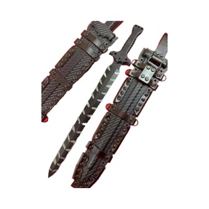 Couteau tactique droit de survie en acier inoxydable noir de haute qualité avec manche G10, étui inclus, pour la chasse, qualité DIY, OEM - Product Image 2