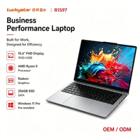 Ordinateur portable professionnel 15,6 pouces FHD AMD Ryzen 5, 8 Go de RAM, 256 Go SSD, Windows 11 Pro, vente en gros OEM