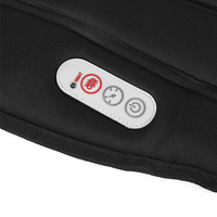 Coussin de siège de voiture électrique Shiatsu vibrant et chauffant pour massage corporel complet, certifié FCC CE ROHS, idéal pour le bureau, la maison et les voyages
