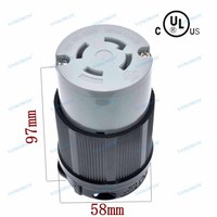 Fiche et connecteur à verrouillage par torsion pour L14-30C et L14-30P NEMA, adaptateur de prise à verrouillage pour générateur 30 Amp 125/250V