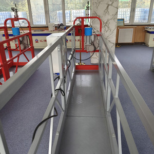 Échafaudage électrique Huiyang <span class=keywords><strong>de</strong></span> 8 mètres en alliage d'aluminium ZLP 800, plateforme <span class=keywords><strong>de</strong></span> <span class=keywords><strong>nettoyage</strong></span> <span class=keywords><strong>de</strong></span> <span class=keywords><strong>façade</strong></span> <span class=keywords><strong>de</strong></span> bâtiment en aluminium - Product Image 4