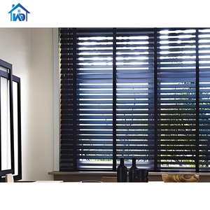 Khuyến mại Phật Sơn tùy biến rèm Venetian bên ngoài cửa sổ cửa chớp an ninh louver nhôm cửa sổ kính - Product Image 6