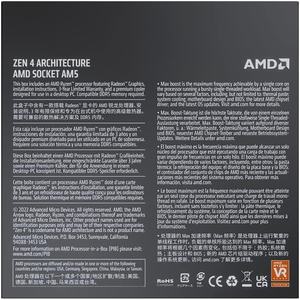 Processeur de bureau AMD <span class=keywords><strong>Ryzen</strong></span> 7 7700 8 cœurs 16 threads débloqué avec processeur graphique AMD Radeon Processeurs AMD pour jeux - Product Image 4