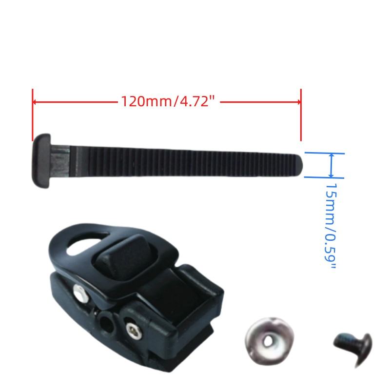 สีดำ T120*15มม.-1ชุด