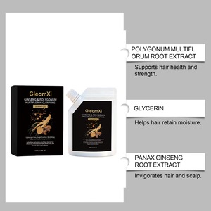 แชมพูโสม Polygonum ให้ความชุ่มชื้นกับเส้นผมนุ่มนวลเบาและดูแลผมให้สดชื่น - Product Image 4
